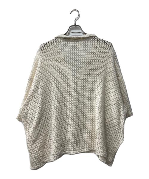 FRAMeWORK（フレームワーク）FRAMeWORK (フレームワーク) レースオープンカラーシャツ ホワイト サイズ:表記なしの古着・服飾アイテム