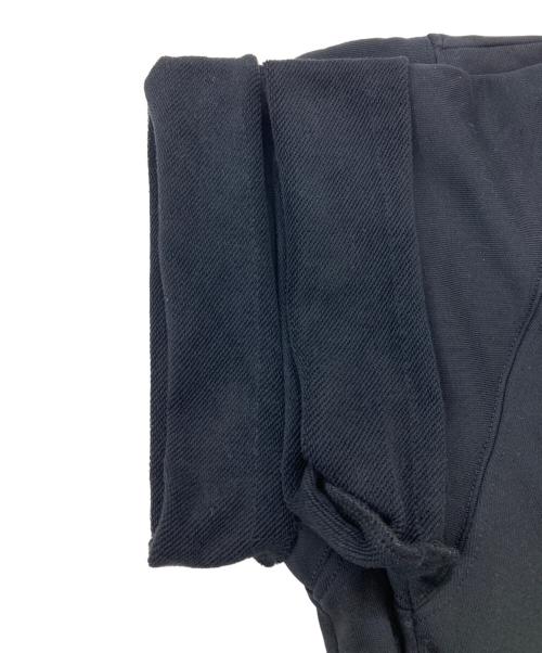 Ameri（アメリ）Ameri (アメリ) BACK OPEN SWEAT ROMPERS ブラック サイズ:Sの古着・服飾アイテム