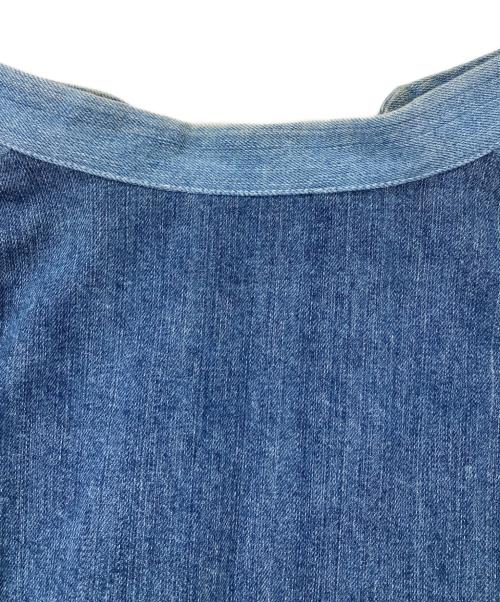 MAISON FLANEUR（メゾン フラネウール）MAISON FLANEUR (メゾン フラネウール) パッチワークデニムシャツ インディゴ サイズ:SIZE46の古着・服飾アイテム