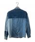 MAISON FLANEUR (メゾン フラネウール) パッチワークデニムシャツ インディゴ サイズ:SIZE46：5000円