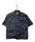 BEAUTY&YOUTH UNITED ARROWS（ビューティーアンドユースユナイテッドアローズ）の古着「別注 モノトーン フラワー グランデシャツ」｜グレー