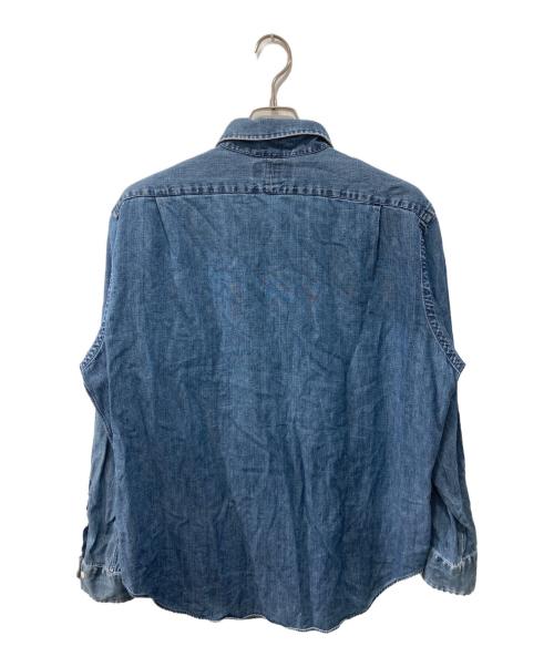 POLO RALPH LAUREN（ポロ・ラルフローレン）POLO RALPH LAUREN (ポロ・ラルフローレン) PHILIPデニムシャツ インディゴ サイズ:16 1/2の古着・服飾アイテム