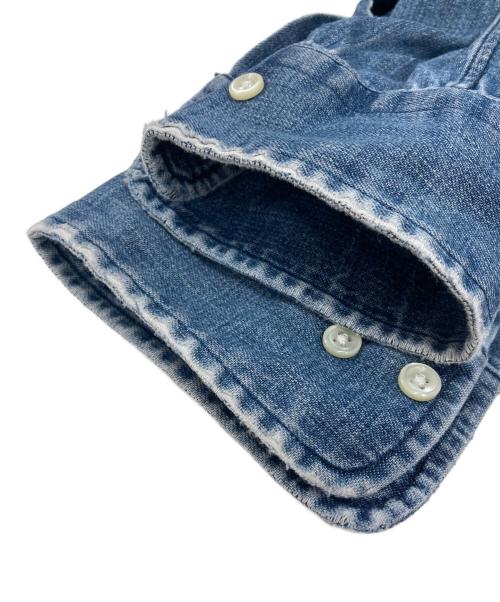 POLO RALPH LAUREN（ポロ・ラルフローレン）POLO RALPH LAUREN (ポロ・ラルフローレン) PHILIPデニムシャツ インディゴ サイズ:16 1/2の古着・服飾アイテム