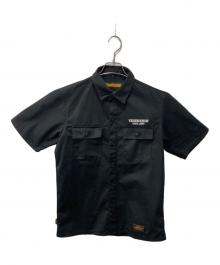 NEIGHBORHOOD（ネイバーフッド）の古着「CLASSIC WORK/EC-SHIRTS SS/半袖シャツ」｜ブラック