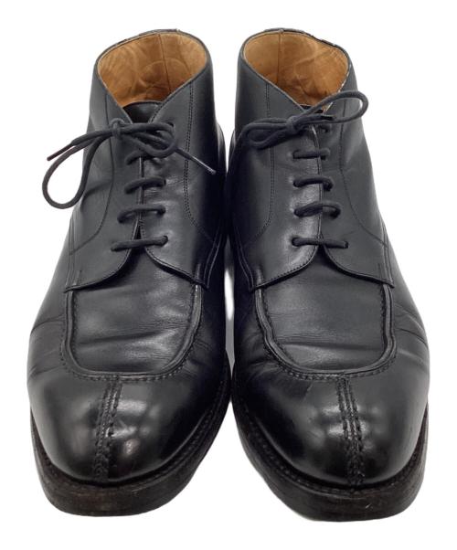 YANKO（ヤンコ）YANKO (ヤンコ) レザーシューズ/Uチップチャッカブーツ ブラック サイズ:25.5cmの古着・服飾アイテム