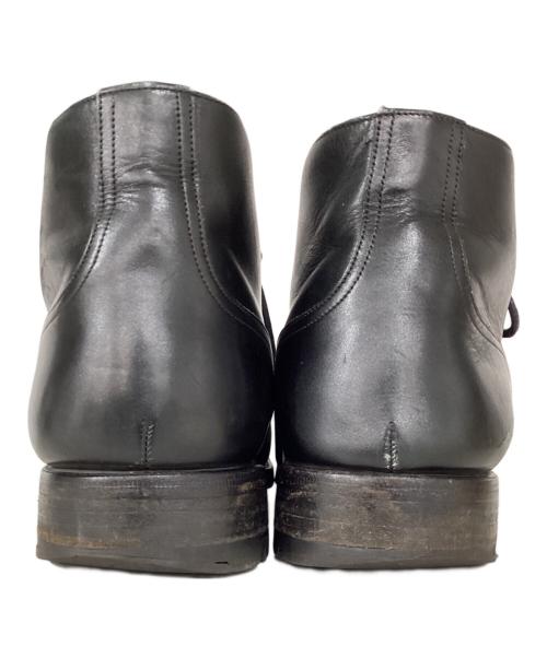 YANKO（ヤンコ）YANKO (ヤンコ) レザーシューズ/Uチップチャッカブーツ ブラック サイズ:25.5cmの古着・服飾アイテム