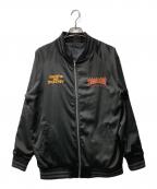 THRASHER×san franciscoスラッシャー×サン フランシスコ）の古着「スタジャン」｜ブラック
