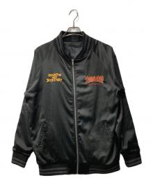THRASHER×san francisco（スラッシャー×サン フランシスコ）の古着「スタジャン」｜ブラック