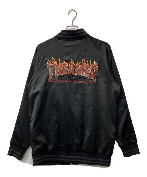 THRASHER（スラッシャー）THRASHER (スラッシャー) san francisco (サン フランシスコ) スタジャン ブラック サイズ:XLの古着・服飾アイテム