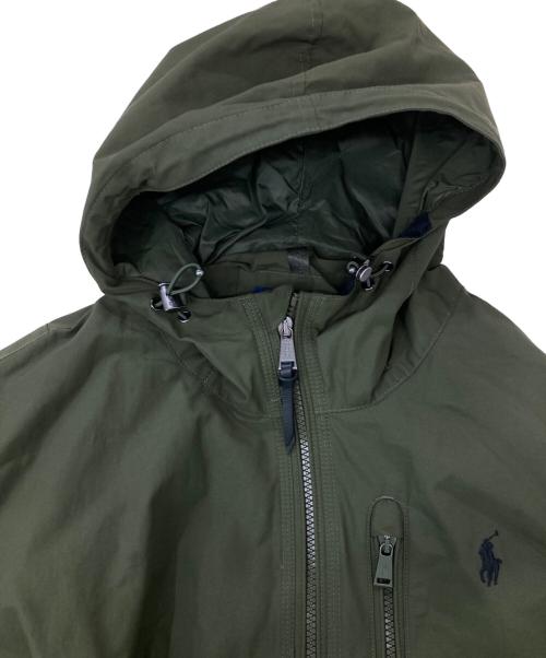 POLO RALPH LAUREN（ポロ・ラルフローレン）POLO RALPH LAUREN (ポロ・ラルフローレン) フーデッドジャケット カーキ サイズ:Mの古着・服飾アイテム