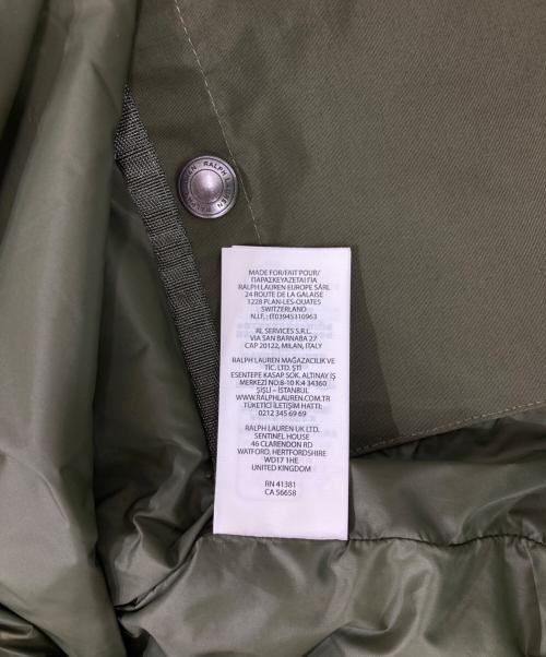 POLO RALPH LAUREN（ポロ・ラルフローレン）POLO RALPH LAUREN (ポロ・ラルフローレン) フーデッドジャケット カーキ サイズ:Mの古着・服飾アイテム
