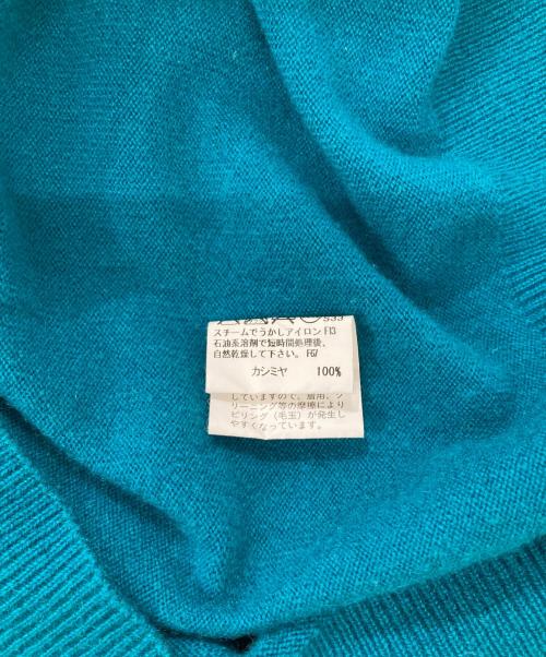 BURBERRY（バーバリー）BURBERRY (バーバリー) カシミヤニット グリーン サイズ:Lの古着・服飾アイテム