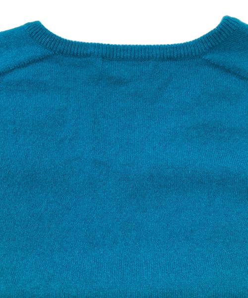 BURBERRY（バーバリー）BURBERRY (バーバリー) カシミヤニット グリーン サイズ:Lの古着・服飾アイテム