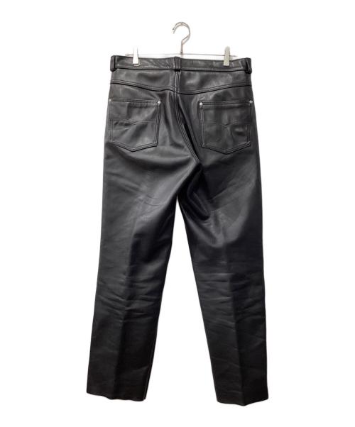 Schott（ショット）Schott (ショット) レザーパンツ ブラック サイズ:34の古着・服飾アイテム