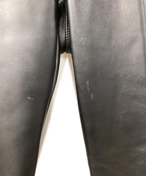 Schott（ショット）Schott (ショット) レザーパンツ ブラック サイズ:34の古着・服飾アイテム