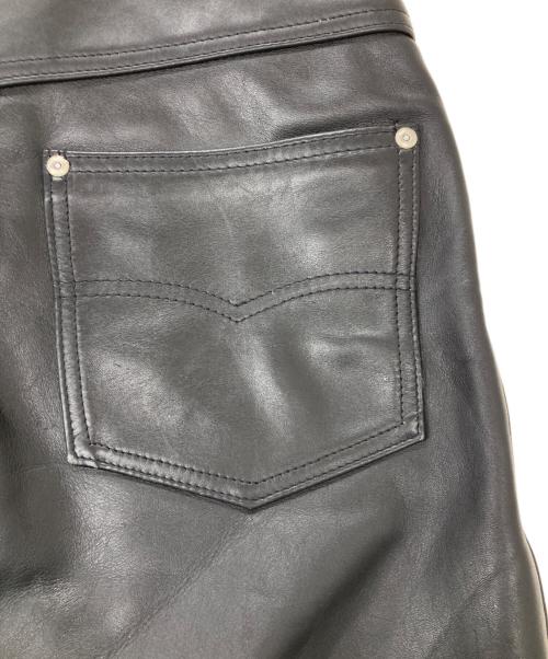 Schott（ショット）Schott (ショット) レザーパンツ ブラック サイズ:34の古着・服飾アイテム