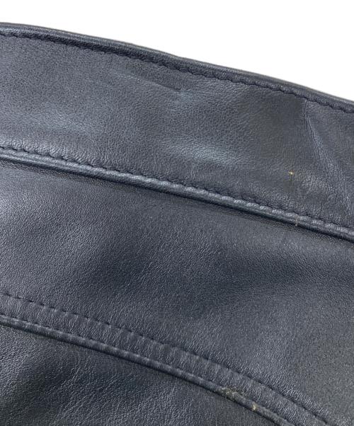 Schott（ショット）Schott (ショット) レザーパンツ ブラック サイズ:34の古着・服飾アイテム
