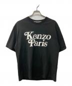 KENZO×VERDYケンゾー×ヴェルディ）の古着「プリントオーバーサイズ Tシャツ」｜ブラック