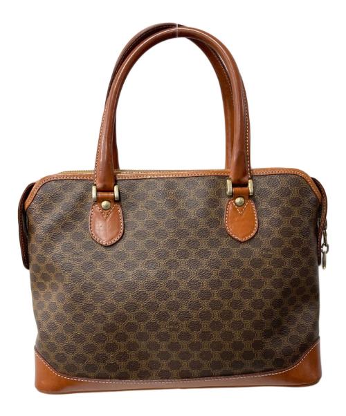 OLD CELINE（セリーヌ）OLD CELINE (セリーヌ) マカダムハンドバッグ ブラウンの古着・服飾アイテム