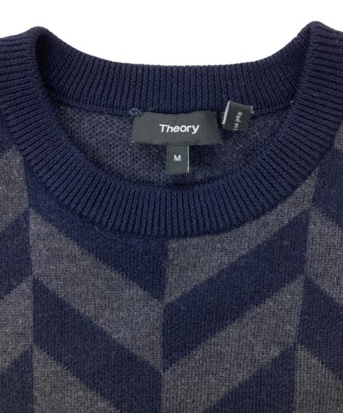 theory（セオリー）theory (セオリー) カシウールニット ネイビー サイズ:Mの古着・服飾アイテム