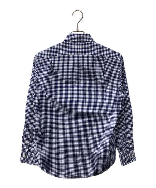 POLO RALPH LAUREN（ポロ・ラルフローレン）POLO RALPH LAUREN (ポロ・ラルフローレン) チェックシャツ ホワイト×ネイビー サイズ:SPの古着・服飾アイテム