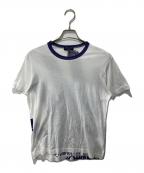 COMME des GARCONS HOMMEコムデギャルソン オム）の古着「バックプリント手形Tee」｜ホワイト×ネイビー