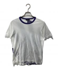 COMME des GARCONS HOMME（コムデギャルソン オム）の古着「バックプリント手形Tee」｜ホワイト×ネイビー