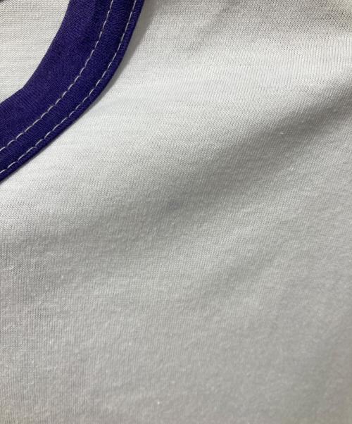 COMME des GARCONS HOMME（コムデギャルソン オム）COMME des GARCONS HOMME (コムデギャルソン オム) バックプリント手形Tee ホワイト×ネイビー サイズ:Sの古着・服飾アイテム