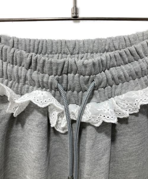 darich（ダーリッチ）Darich (ダーリッチ) Sweet heartルーズスウェットパンツ グレー サイズ:Freeの古着・服飾アイテム