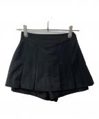 YILONイロン）の古着「Lace pleats pants skirt」｜ブラック