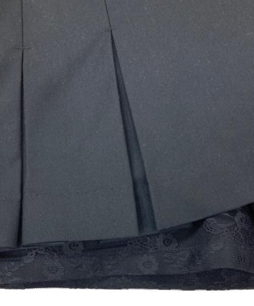 YILON（イロン）YILON (イロン) Lace pleats pants skirt ブラック サイズ:Fの古着・服飾アイテム