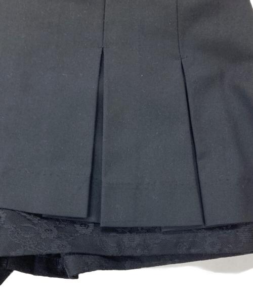 YILON（イロン）YILON (イロン) Lace pleats pants skirt ブラック サイズ:Fの古着・服飾アイテム