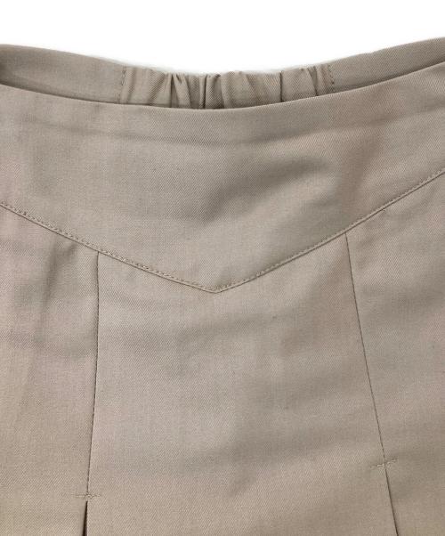 YILON（イロン）YILON (イロン) Lace pleats pants skirt ベージュ サイズ:Fの古着・服飾アイテム