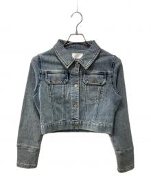 YILON（イロン）の古着「BLOSSOM LACE DENIM JACKET」｜インディゴ