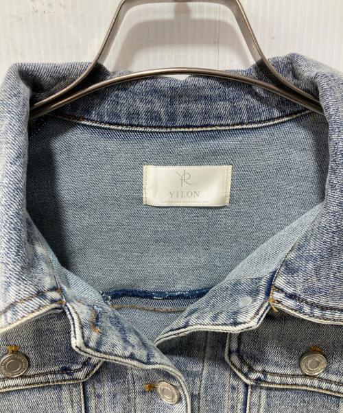 YILON（イロン）YILON (イロン) BLOSSOM LACE DENIM JACKET インディゴ サイズ:Fの古着・服飾アイテム