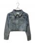 YILON（イロン）の古着「BLOSSOM LACE DENIM JACKET」｜インディゴ