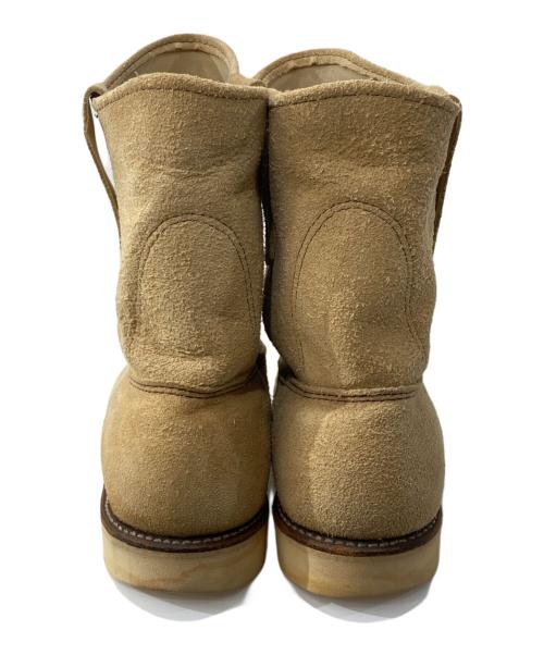 RED WING（レッドウィング）RED WING (レッドウィング) PECOS ペコス スウェードブーツ ベージュ サイズ:UK9の古着・服飾アイテム