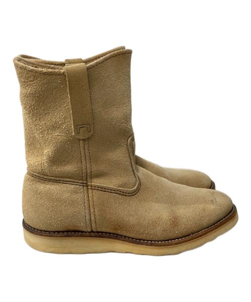 RED WING（レッドウィング）RED WING (レッドウィング) PECOS ペコス スウェードブーツ ベージュ サイズ:UK9の古着・服飾アイテム