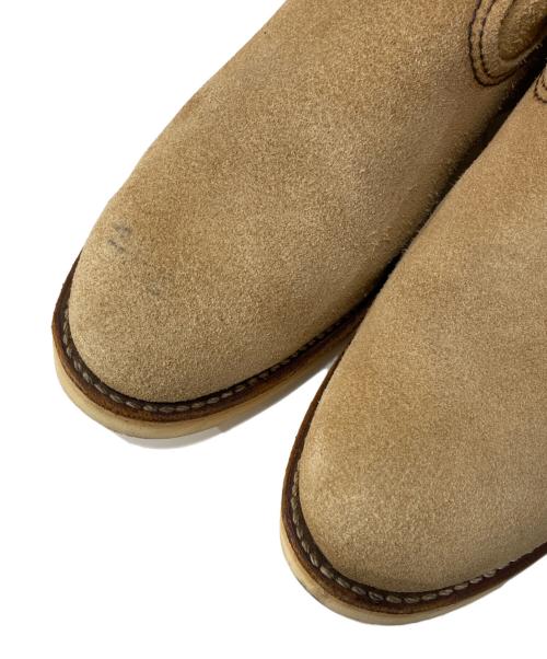 RED WING（レッドウィング）RED WING (レッドウィング) PECOS ペコス スウェードブーツ ベージュ サイズ:UK9の古着・服飾アイテム