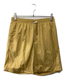 DESCENTE（デサント）の古着「ナイロンハーフパンツ/MUSOU EASY SHORTS」｜イエロー