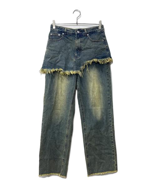 ATMOS（アトモス）atmos (アトモス) pink Layered Denim Pants/デニムパンツ インディゴ サイズ:Mの古着・服飾アイテム