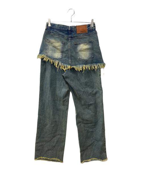ATMOS（アトモス）atmos (アトモス) pink Layered Denim Pants/デニムパンツ インディゴ サイズ:Mの古着・服飾アイテム