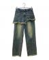 atmos（アトモス）の古着「pink Layered Denim Pants/デニムパンツ」｜インディゴ