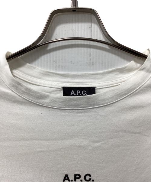 A.P.C.（アーペーセー）A.P.C. (アーペーセー) ロゴtシャツ ホワイト サイズ:XSの古着・服飾アイテム