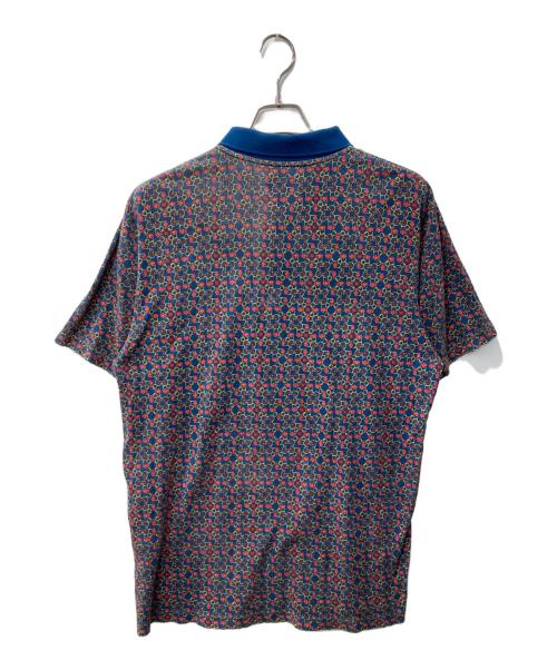 SUPREME（シュプリーム）Supreme (シュプリーム) 総柄ポロシャツ ネイビー サイズ:Lの古着・服飾アイテム
