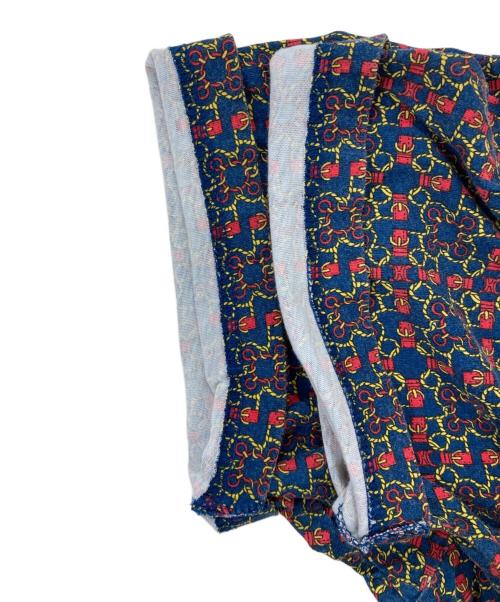 SUPREME（シュプリーム）Supreme (シュプリーム) 総柄ポロシャツ ネイビー サイズ:Lの古着・服飾アイテム