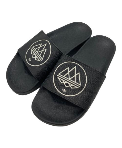 adidas（アディダス）adidas (アディダス) ADILETTE SPZL CBLACK/CWHITE/CBLACK/サンダル ブラック サイズ:25.5の古着・服飾アイテム