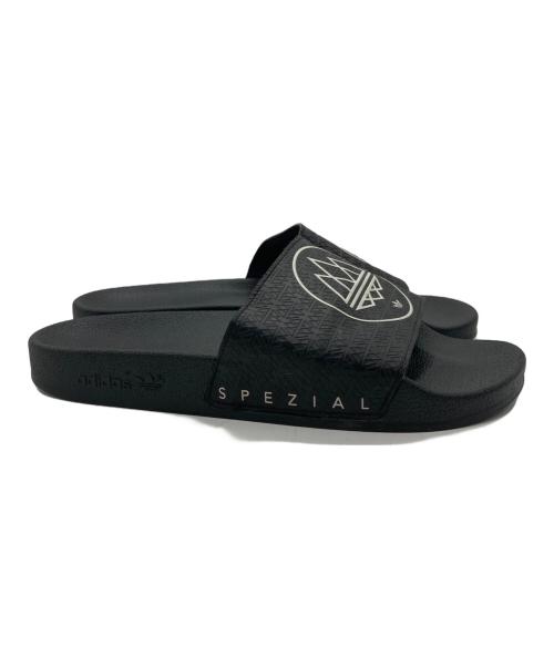 adidas（アディダス）adidas (アディダス) ADILETTE SPZL CBLACK/CWHITE/CBLACK/サンダル ブラック サイズ:25.5の古着・服飾アイテム