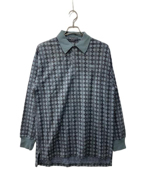 Burberry's（バーバリーズ）Burberry's (バーバリーズ) 90s-00s/長袖ポロシャツ ネイビー サイズ:Mの古着・服飾アイテム