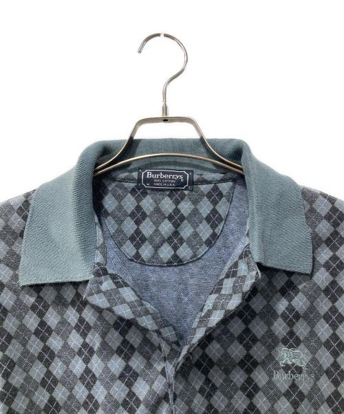 Burberry's（バーバリーズ）Burberry's (バーバリーズ) 90s-00s/長袖ポロシャツ ネイビー サイズ:Mの古着・服飾アイテム